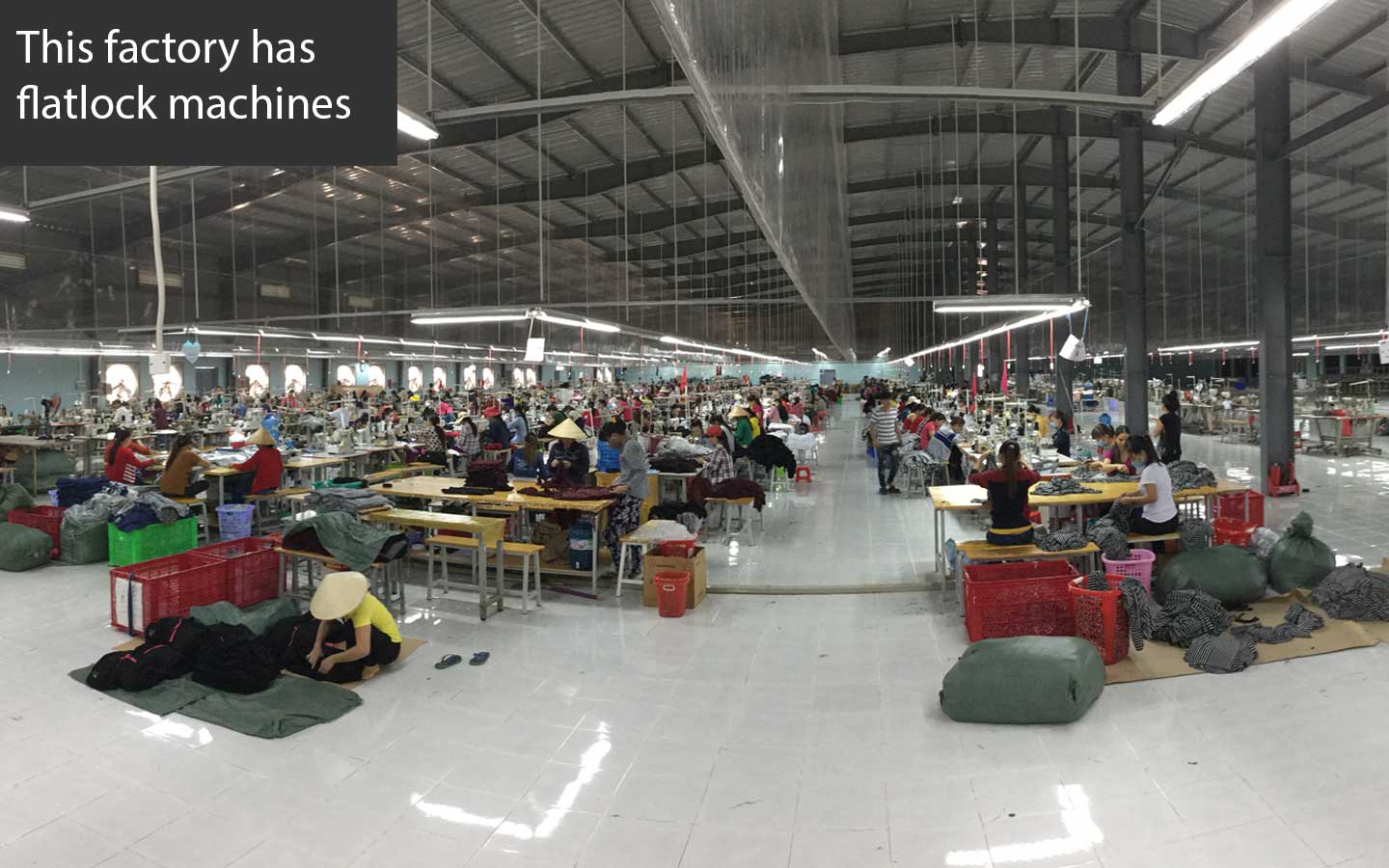 Activewear factory in Vietnam