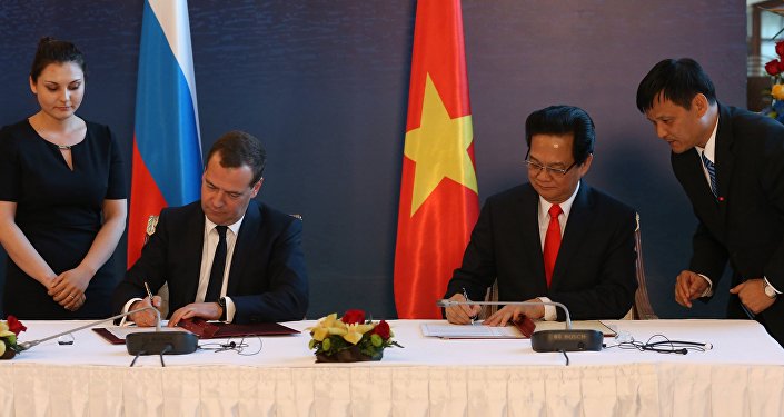 Signing of Vietnam Russia FTA